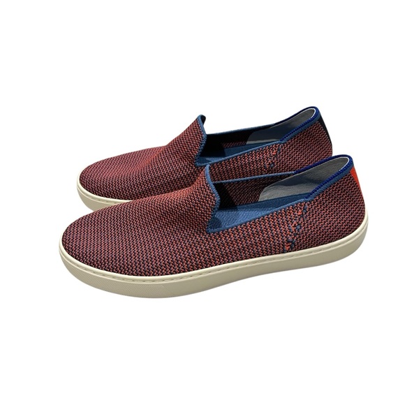 Rothy's Tangerine Triple Stitch Slip on Sneaker Retired Shoes, Sz 9 - Picture 4 of 12